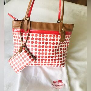 Coach Polka Dot Tote, 29432